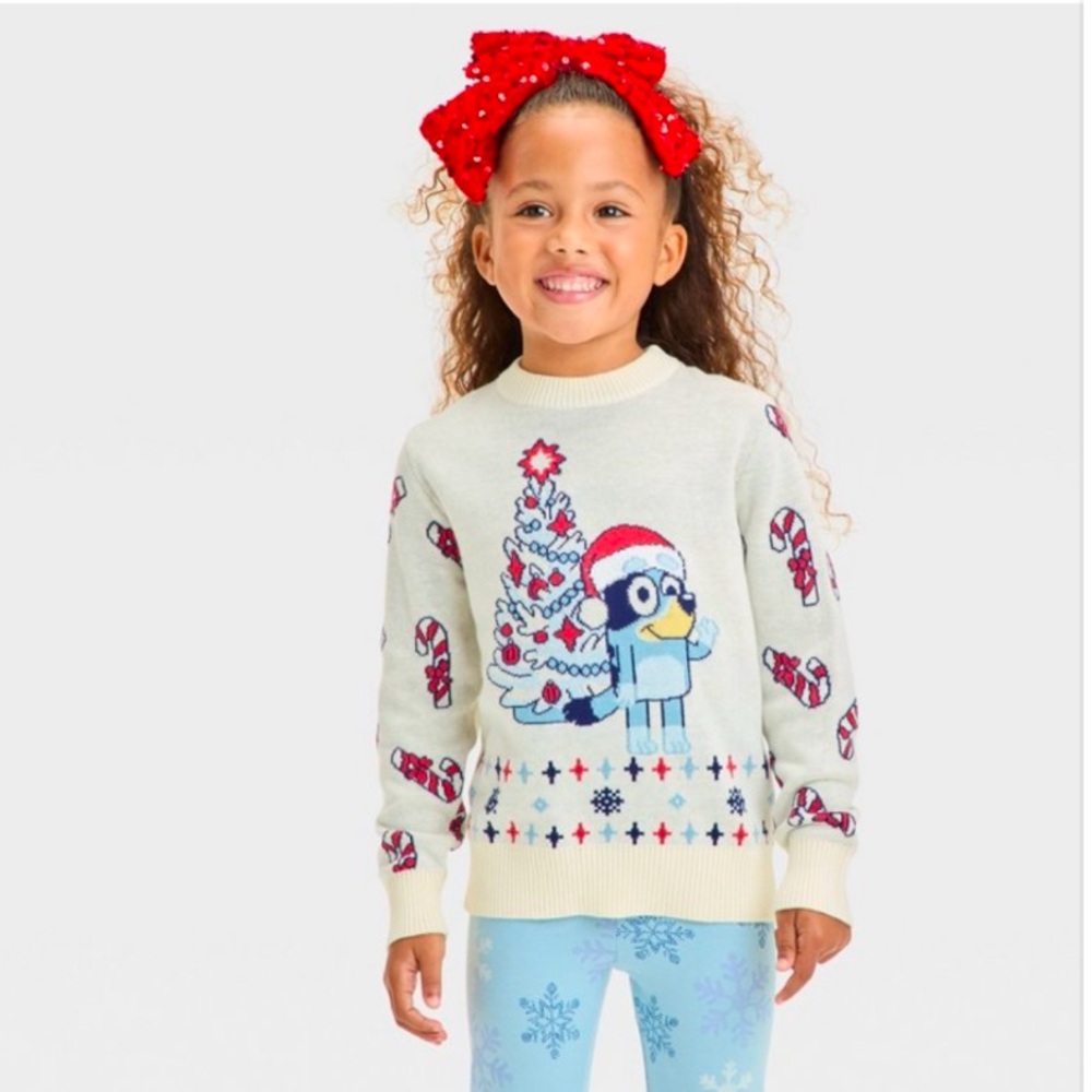 Bluey Christmas Sweater NWT
